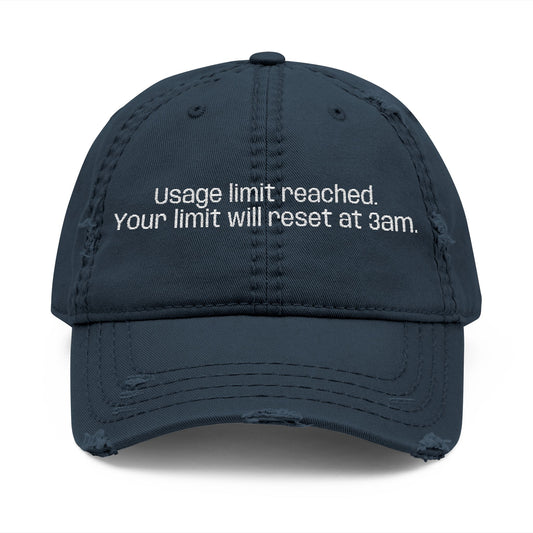 Usage Limit Dad Hat