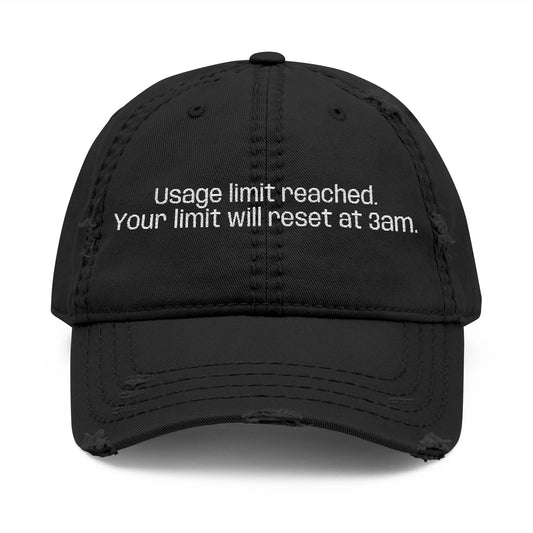 Usage Limit Dad Hat